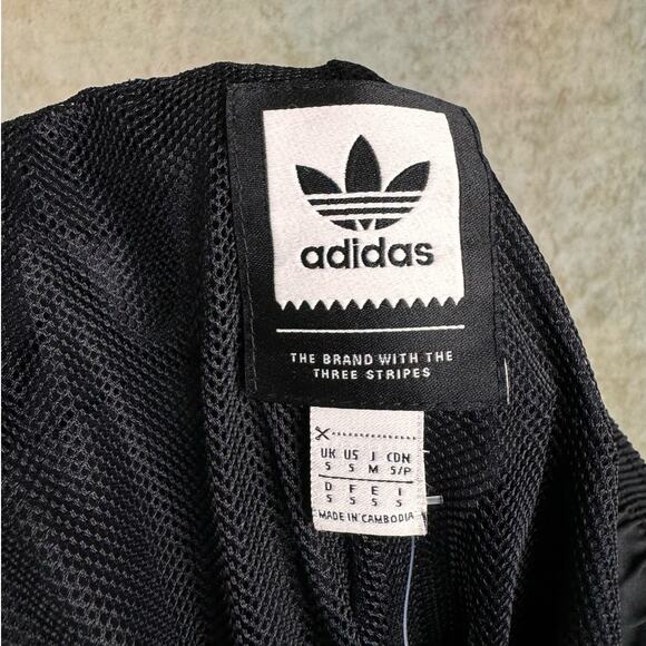 Adidas Track Jogger Pants Sz Small Black Striped Sportswear Climalite Trefoil - Picture 5 of 8